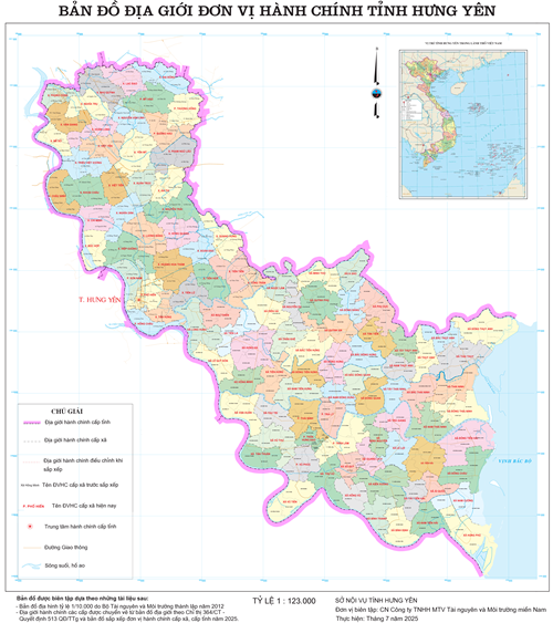 Bản đồ hành chính Phường Hồng Châu